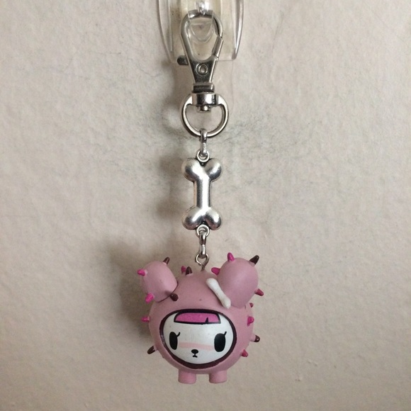 tokidoki Accessories - Tokidoki cactus pup bag charm